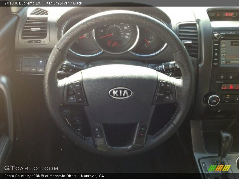 Titanium Silver / Black 2013 Kia Sorento EX