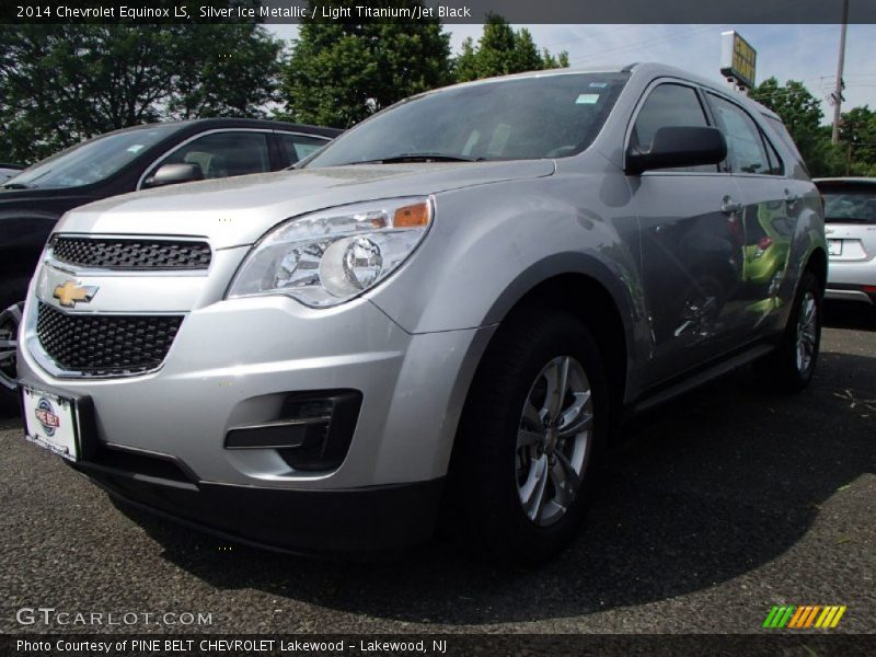 Silver Ice Metallic / Light Titanium/Jet Black 2014 Chevrolet Equinox LS