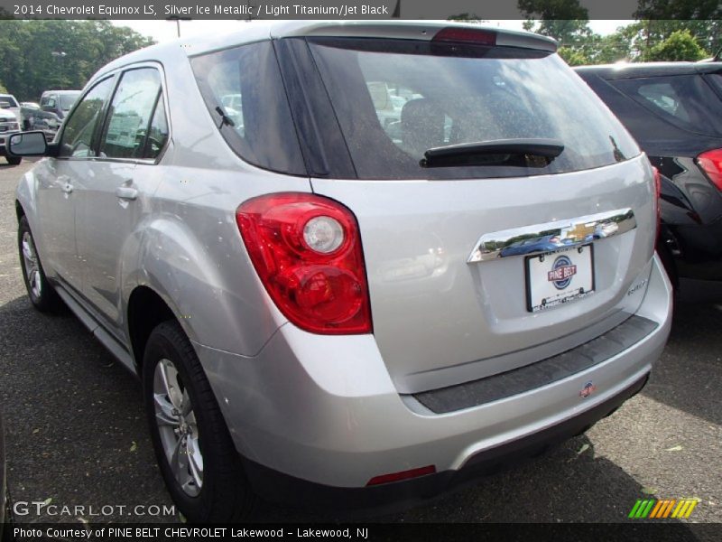 Silver Ice Metallic / Light Titanium/Jet Black 2014 Chevrolet Equinox LS