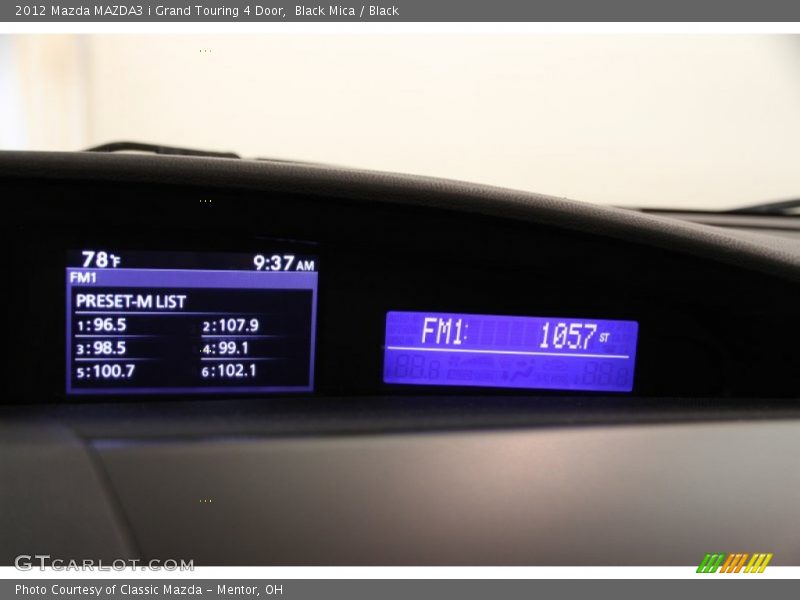 Black Mica / Black 2012 Mazda MAZDA3 i Grand Touring 4 Door