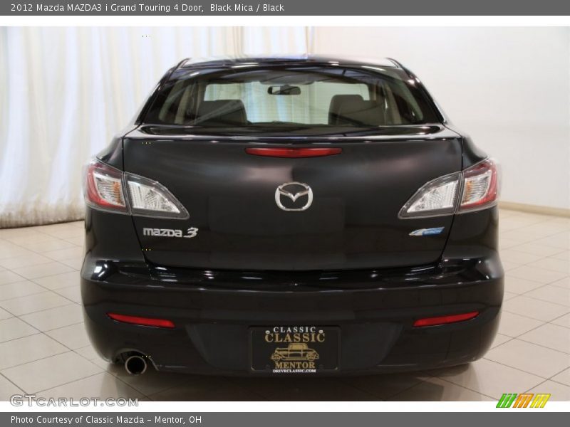 Black Mica / Black 2012 Mazda MAZDA3 i Grand Touring 4 Door