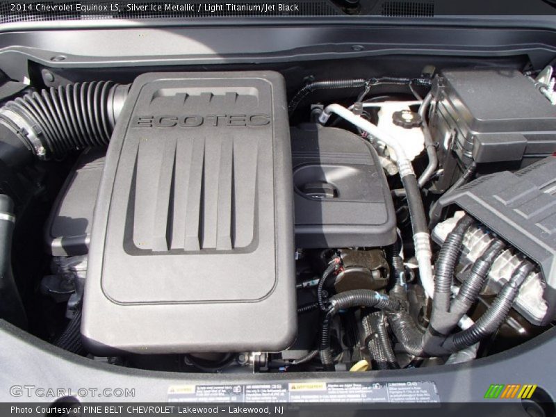 Silver Ice Metallic / Light Titanium/Jet Black 2014 Chevrolet Equinox LS