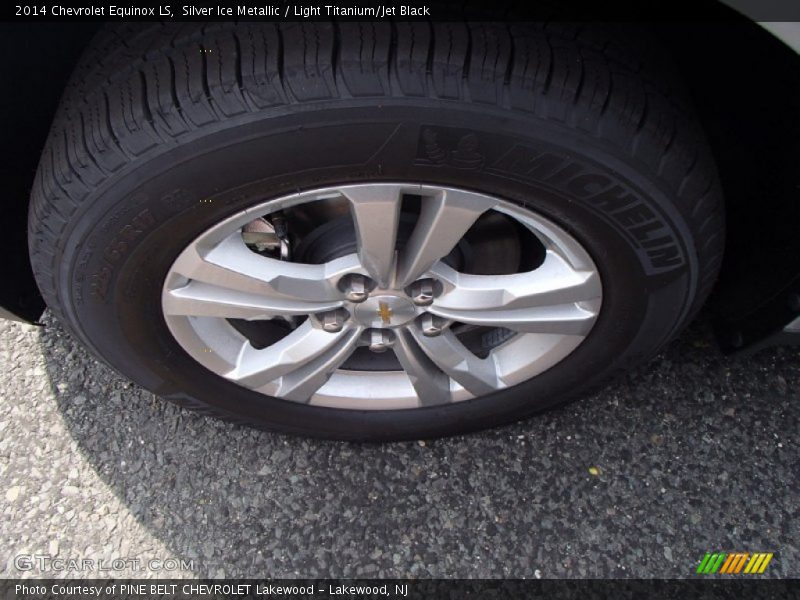 Silver Ice Metallic / Light Titanium/Jet Black 2014 Chevrolet Equinox LS