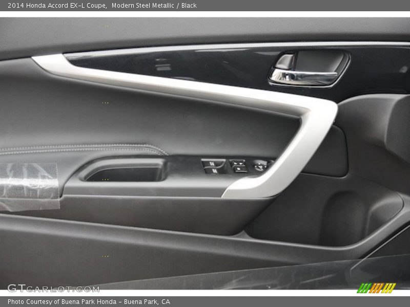 Modern Steel Metallic / Black 2014 Honda Accord EX-L Coupe