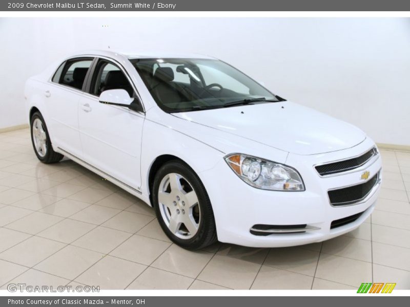 Summit White / Ebony 2009 Chevrolet Malibu LT Sedan