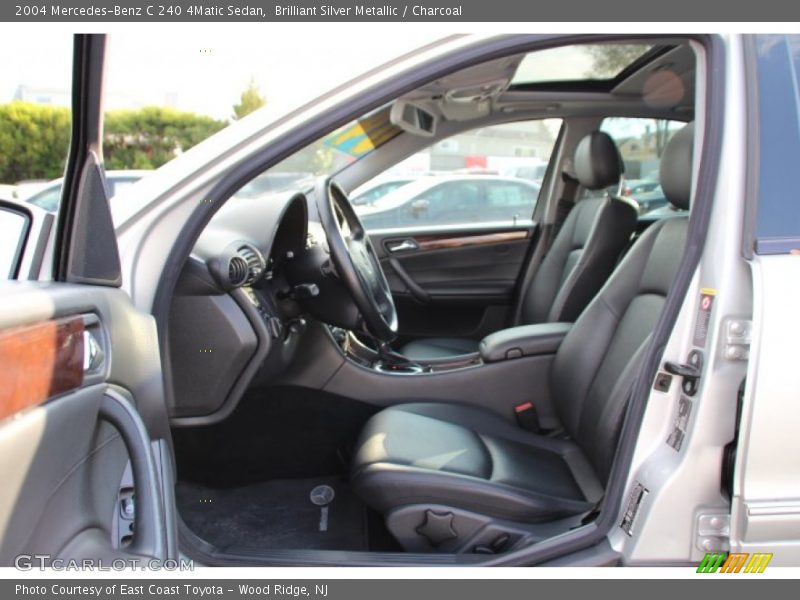 Brilliant Silver Metallic / Charcoal 2004 Mercedes-Benz C 240 4Matic Sedan