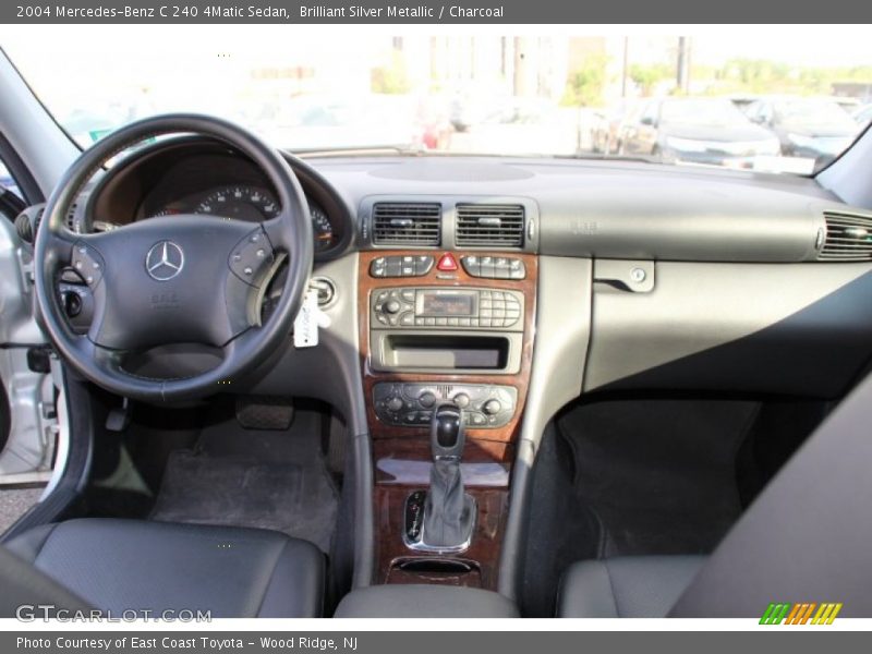 Brilliant Silver Metallic / Charcoal 2004 Mercedes-Benz C 240 4Matic Sedan