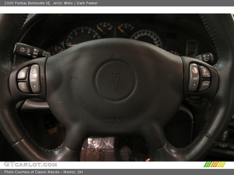 Arctic White / Dark Pewter 2000 Pontiac Bonneville SE