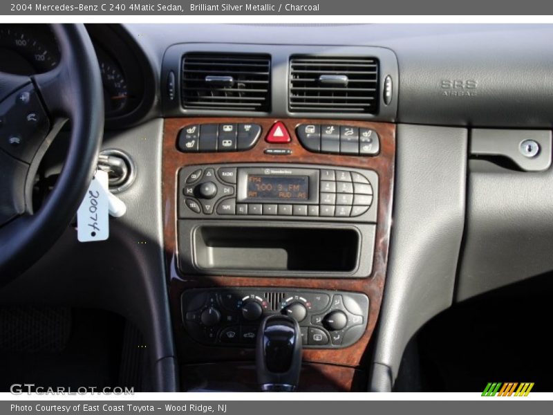 Brilliant Silver Metallic / Charcoal 2004 Mercedes-Benz C 240 4Matic Sedan