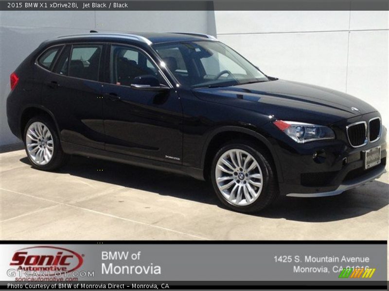 Jet Black / Black 2015 BMW X1 xDrive28i