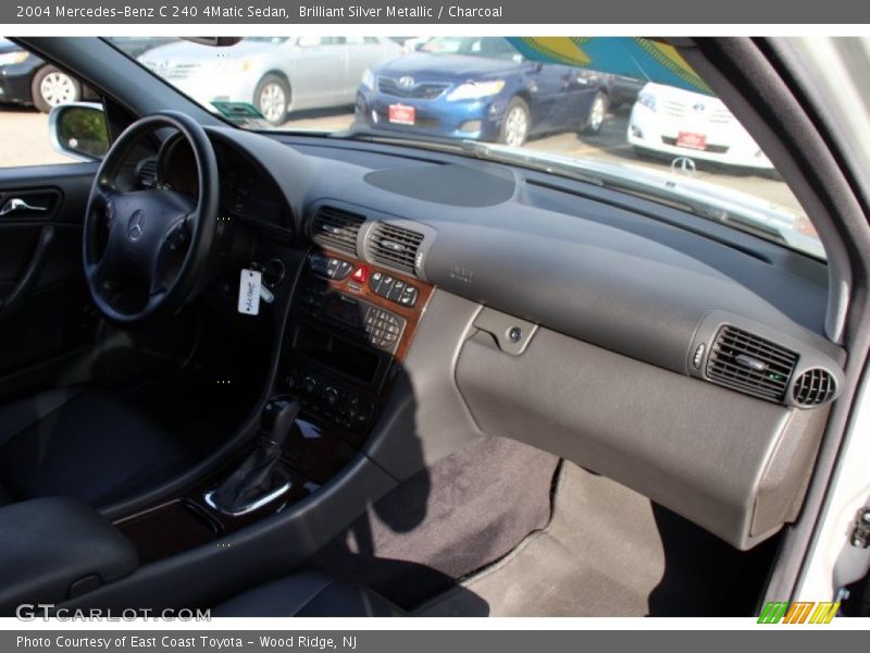 Brilliant Silver Metallic / Charcoal 2004 Mercedes-Benz C 240 4Matic Sedan