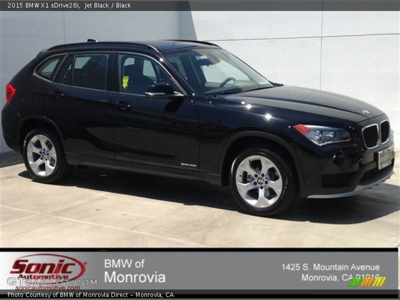 Jet Black / Black 2015 BMW X1 sDrive28i