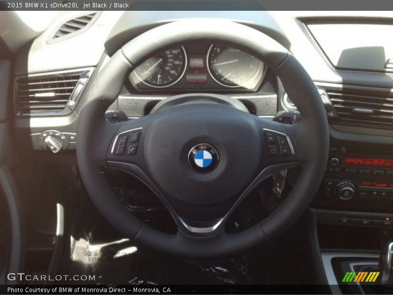Jet Black / Black 2015 BMW X1 sDrive28i