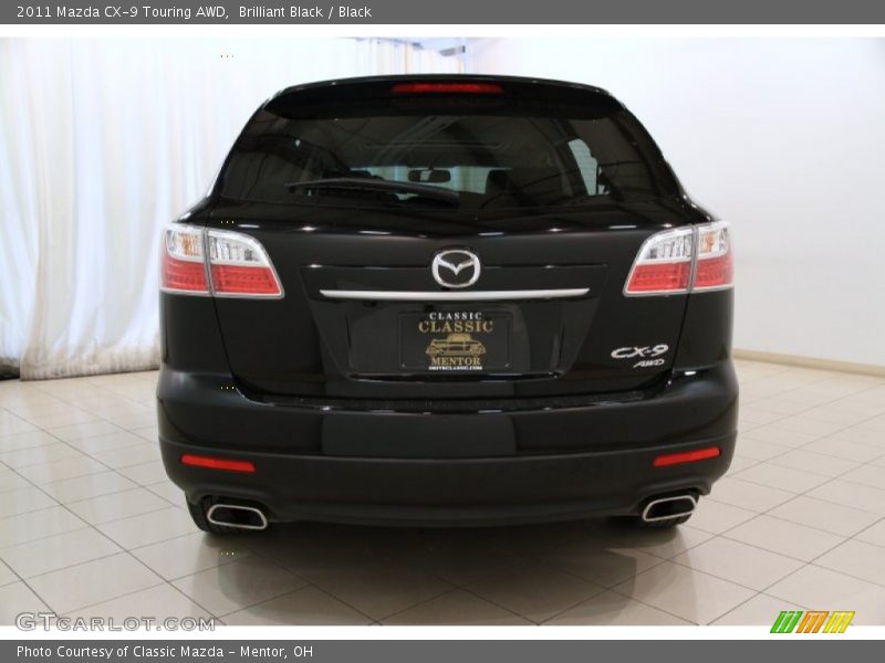 Brilliant Black / Black 2011 Mazda CX-9 Touring AWD