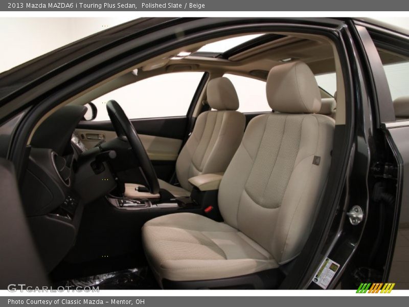 Polished Slate / Beige 2013 Mazda MAZDA6 i Touring Plus Sedan