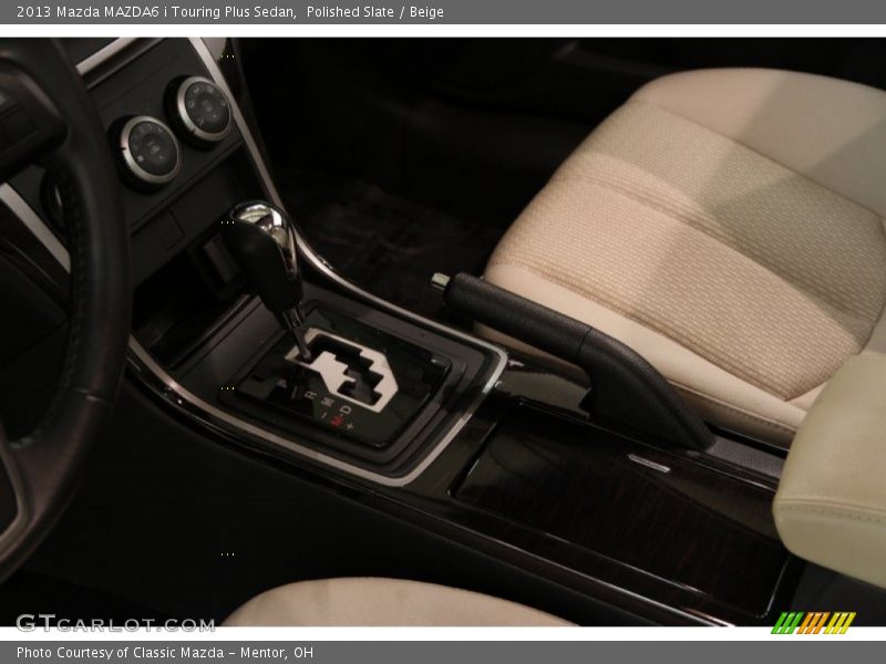 Polished Slate / Beige 2013 Mazda MAZDA6 i Touring Plus Sedan