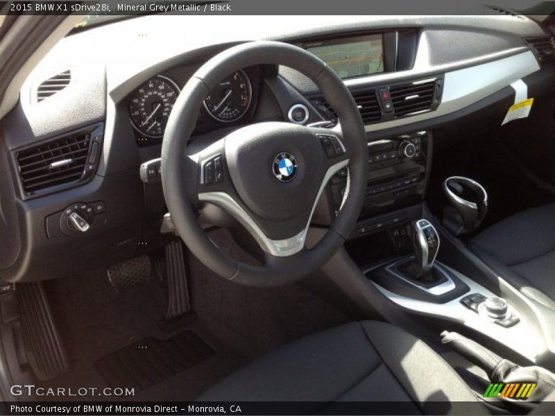 Mineral Grey Metallic / Black 2015 BMW X1 sDrive28i
