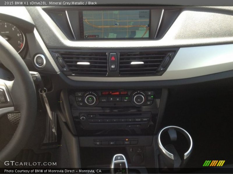 Mineral Grey Metallic / Black 2015 BMW X1 sDrive28i
