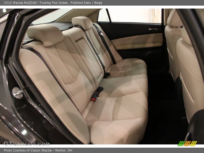 Polished Slate / Beige 2013 Mazda MAZDA6 i Touring Plus Sedan
