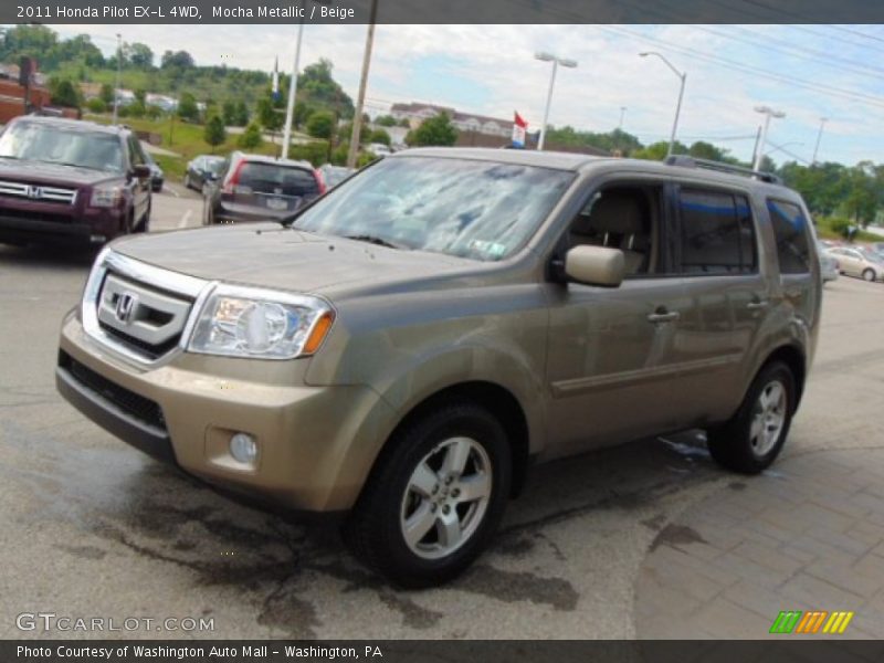 Mocha Metallic / Beige 2011 Honda Pilot EX-L 4WD
