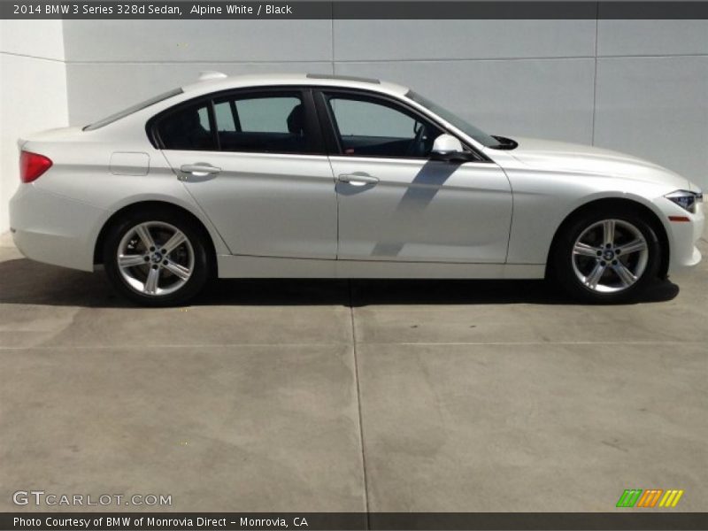 Alpine White / Black 2014 BMW 3 Series 328d Sedan