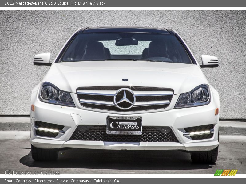Polar White / Black 2013 Mercedes-Benz C 250 Coupe