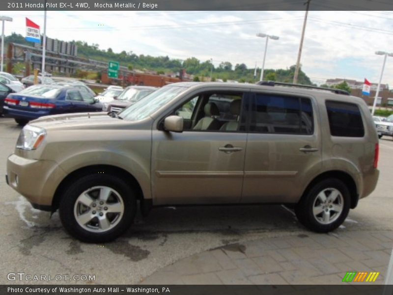 Mocha Metallic / Beige 2011 Honda Pilot EX-L 4WD