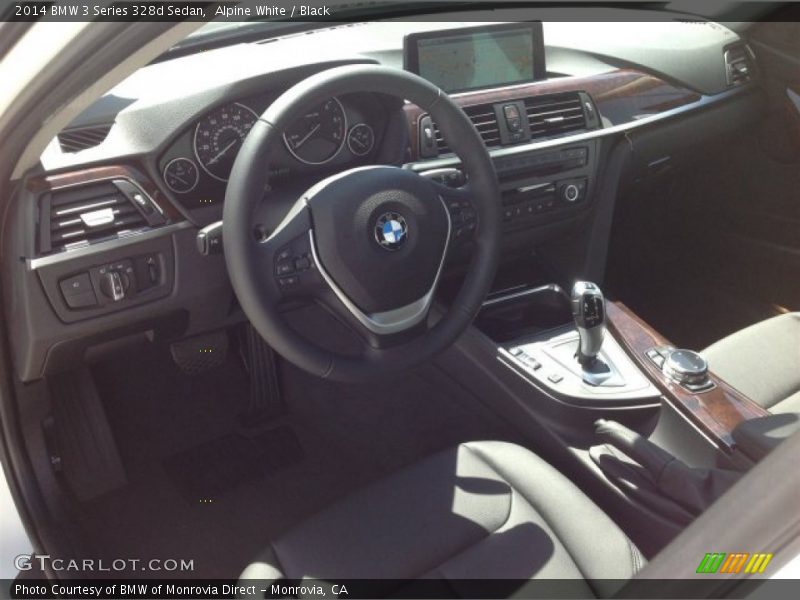 Alpine White / Black 2014 BMW 3 Series 328d Sedan