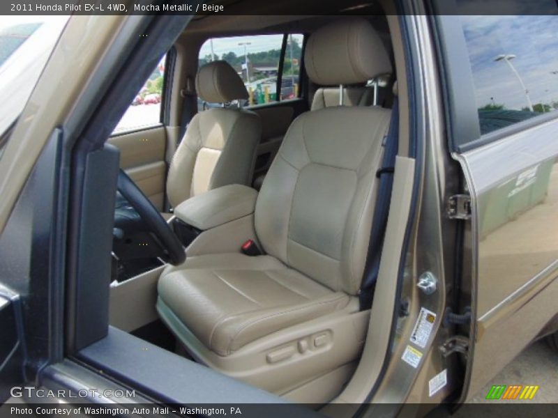 Mocha Metallic / Beige 2011 Honda Pilot EX-L 4WD