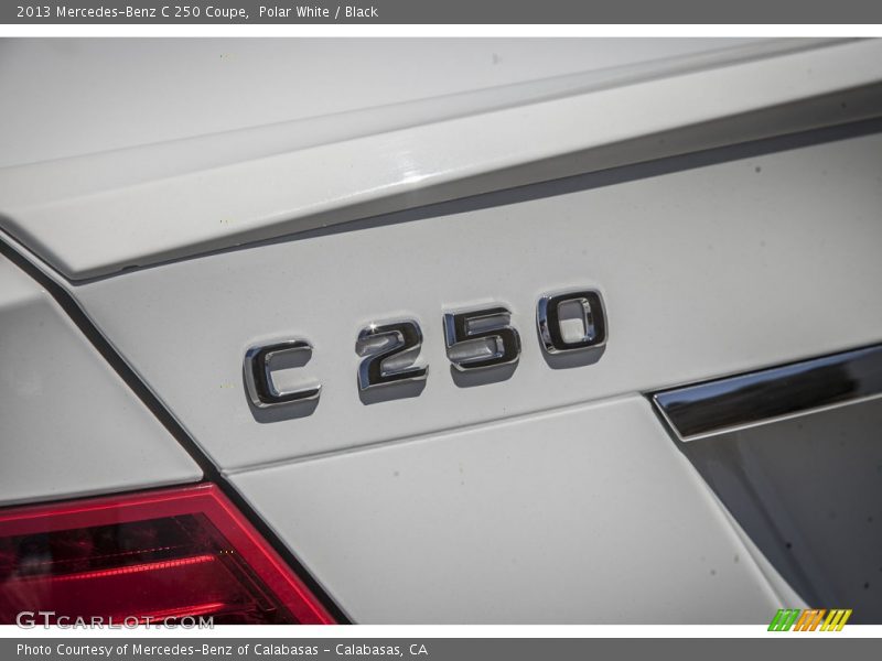 Polar White / Black 2013 Mercedes-Benz C 250 Coupe
