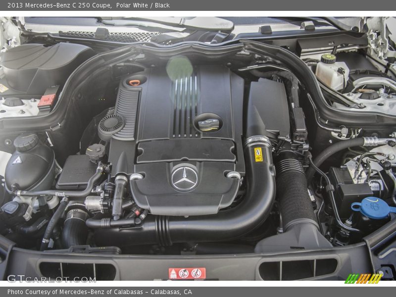 Polar White / Black 2013 Mercedes-Benz C 250 Coupe