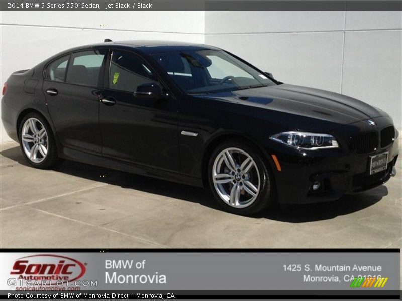 Jet Black / Black 2014 BMW 5 Series 550i Sedan