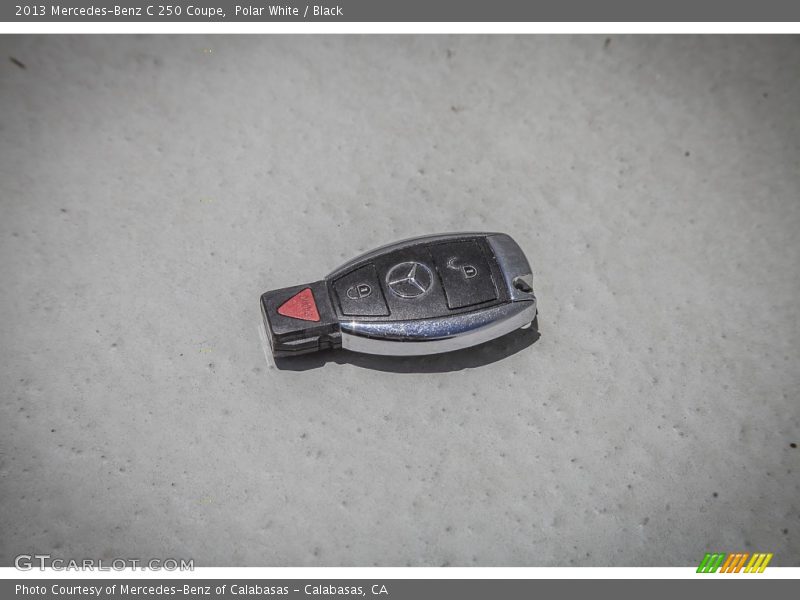 Polar White / Black 2013 Mercedes-Benz C 250 Coupe