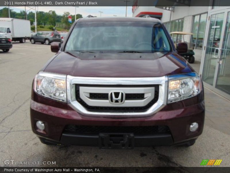 Dark Cherry Pearl / Black 2011 Honda Pilot EX-L 4WD