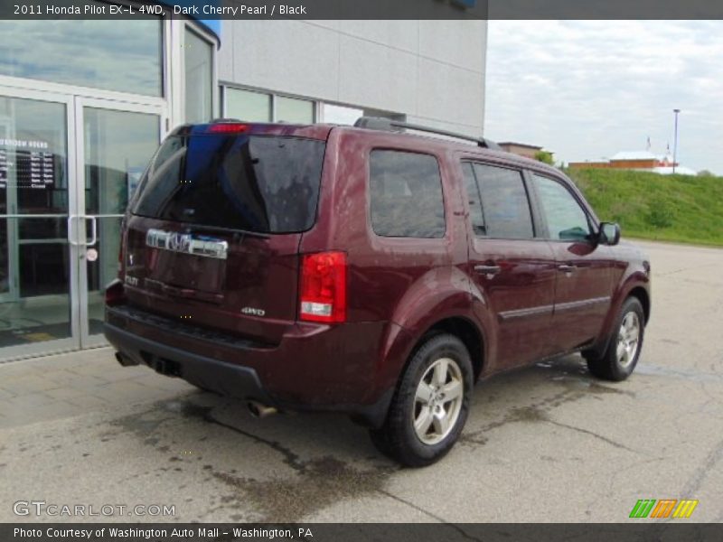 Dark Cherry Pearl / Black 2011 Honda Pilot EX-L 4WD