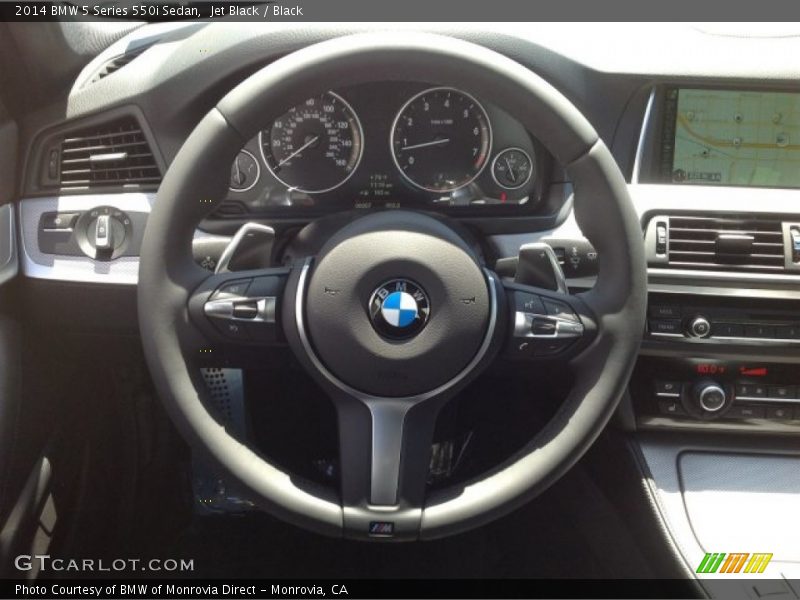 Jet Black / Black 2014 BMW 5 Series 550i Sedan