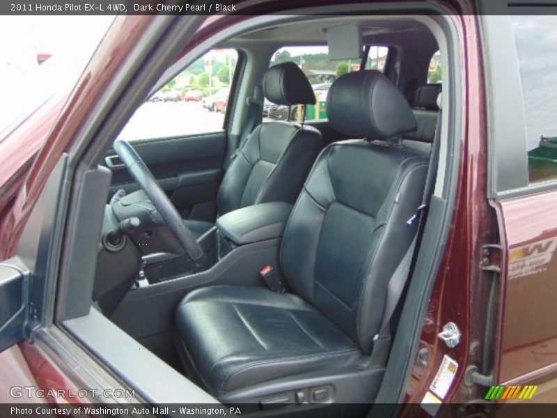 Dark Cherry Pearl / Black 2011 Honda Pilot EX-L 4WD