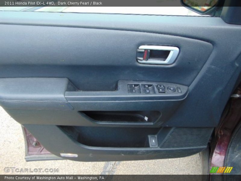 Dark Cherry Pearl / Black 2011 Honda Pilot EX-L 4WD