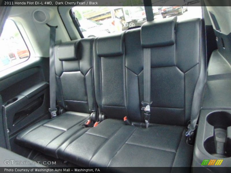 Dark Cherry Pearl / Black 2011 Honda Pilot EX-L 4WD