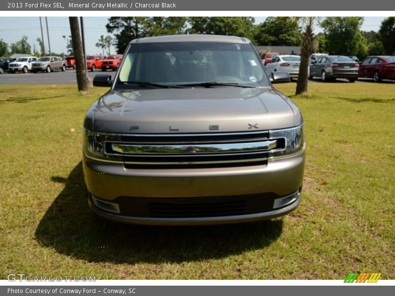 Mineral Gray Metallic / Charcoal Black 2013 Ford Flex SEL