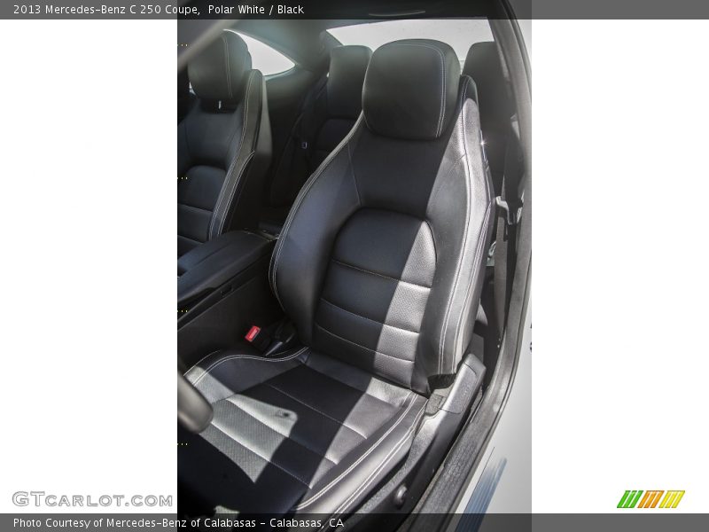 Polar White / Black 2013 Mercedes-Benz C 250 Coupe
