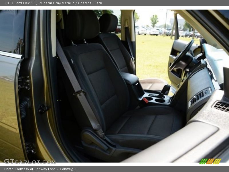 Mineral Gray Metallic / Charcoal Black 2013 Ford Flex SEL