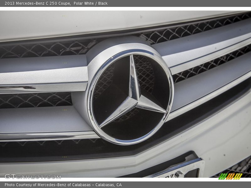 Polar White / Black 2013 Mercedes-Benz C 250 Coupe