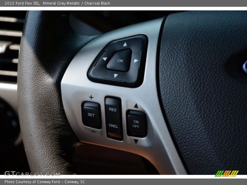 Mineral Gray Metallic / Charcoal Black 2013 Ford Flex SEL