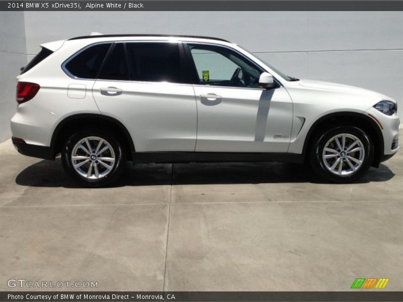 Alpine White / Black 2014 BMW X5 xDrive35i
