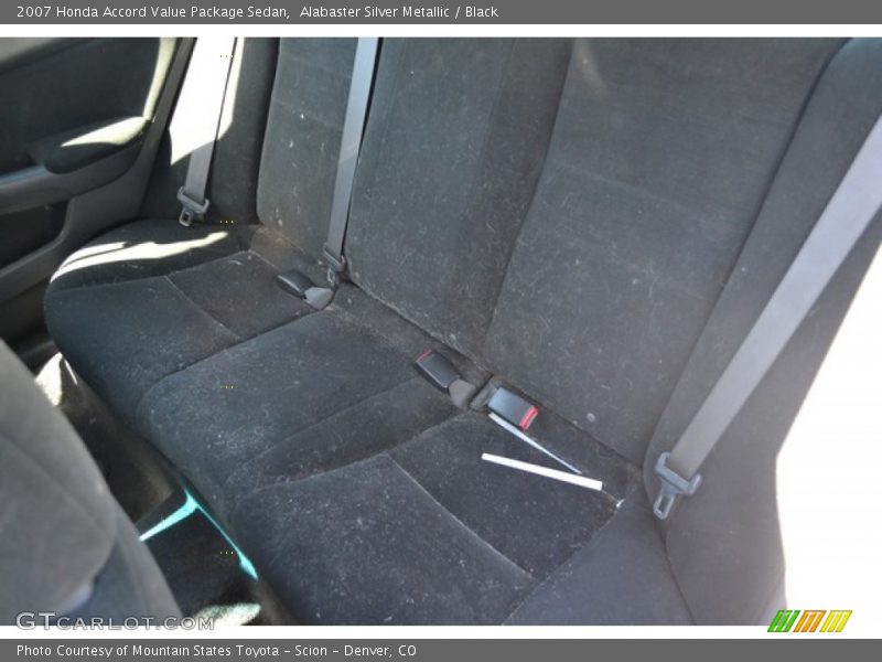 Alabaster Silver Metallic / Black 2007 Honda Accord Value Package Sedan