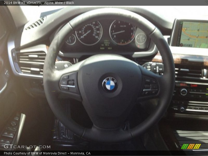Alpine White / Black 2014 BMW X5 xDrive35i