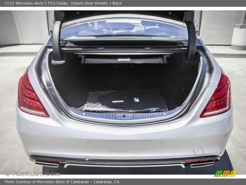 Iridium Silver Metallic / Black 2015 Mercedes-Benz S 550 Sedan