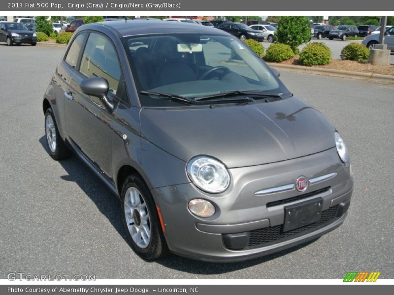 Grigio (Gray) / Grigio/Nero (Gray/Black) 2013 Fiat 500 Pop