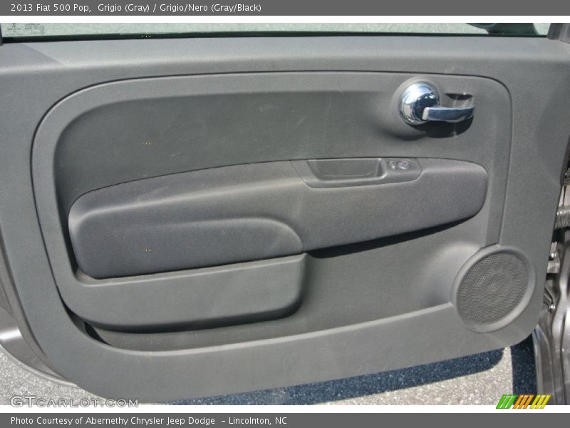 Grigio (Gray) / Grigio/Nero (Gray/Black) 2013 Fiat 500 Pop